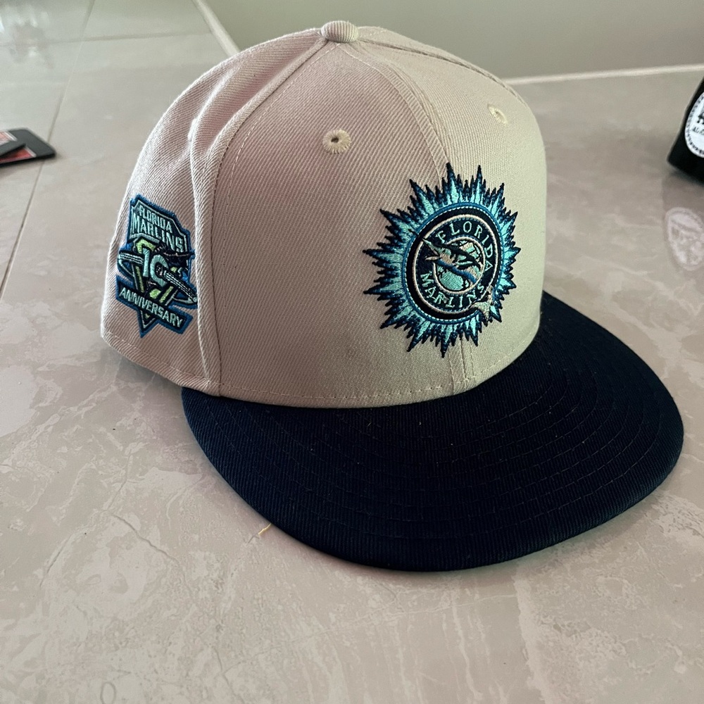 Florida Marlins Fitted Anniversary Hat